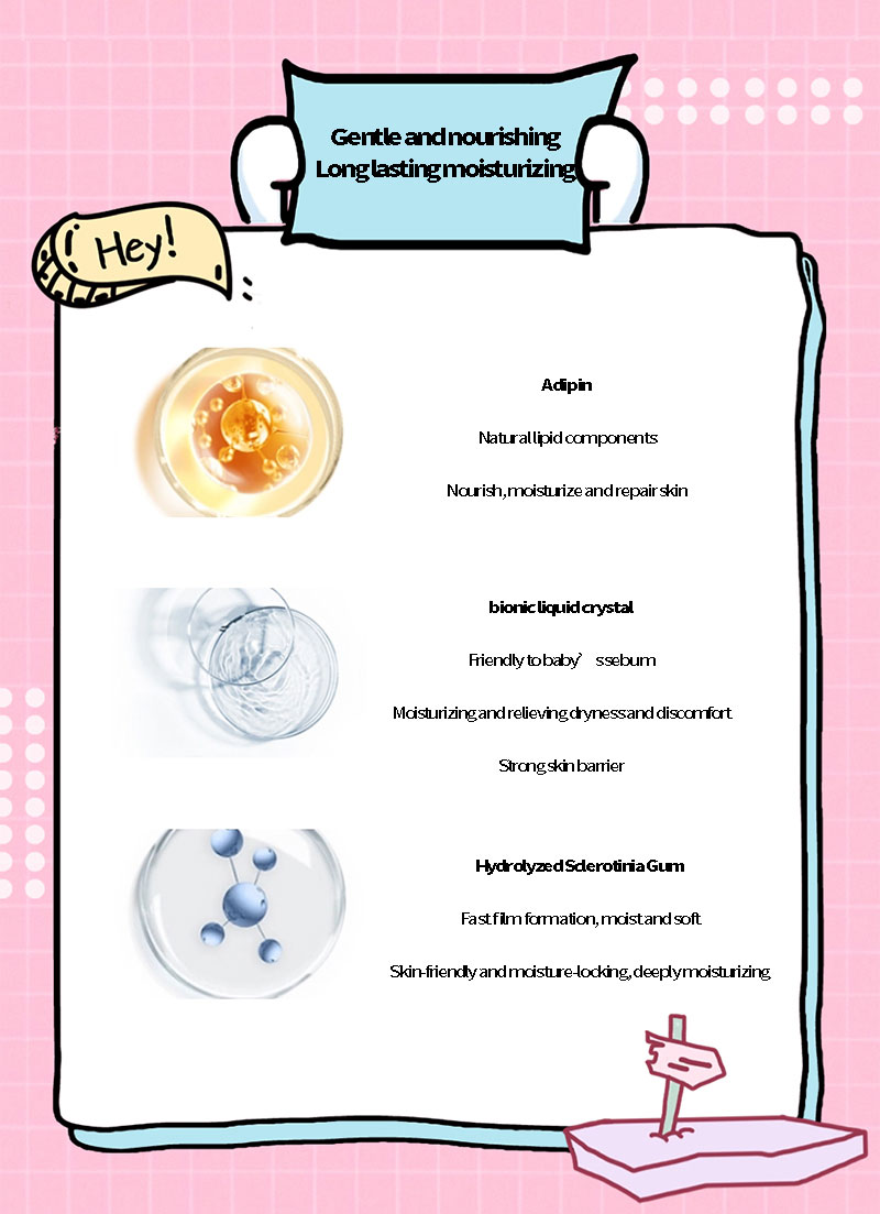 Moisturizing milk infants